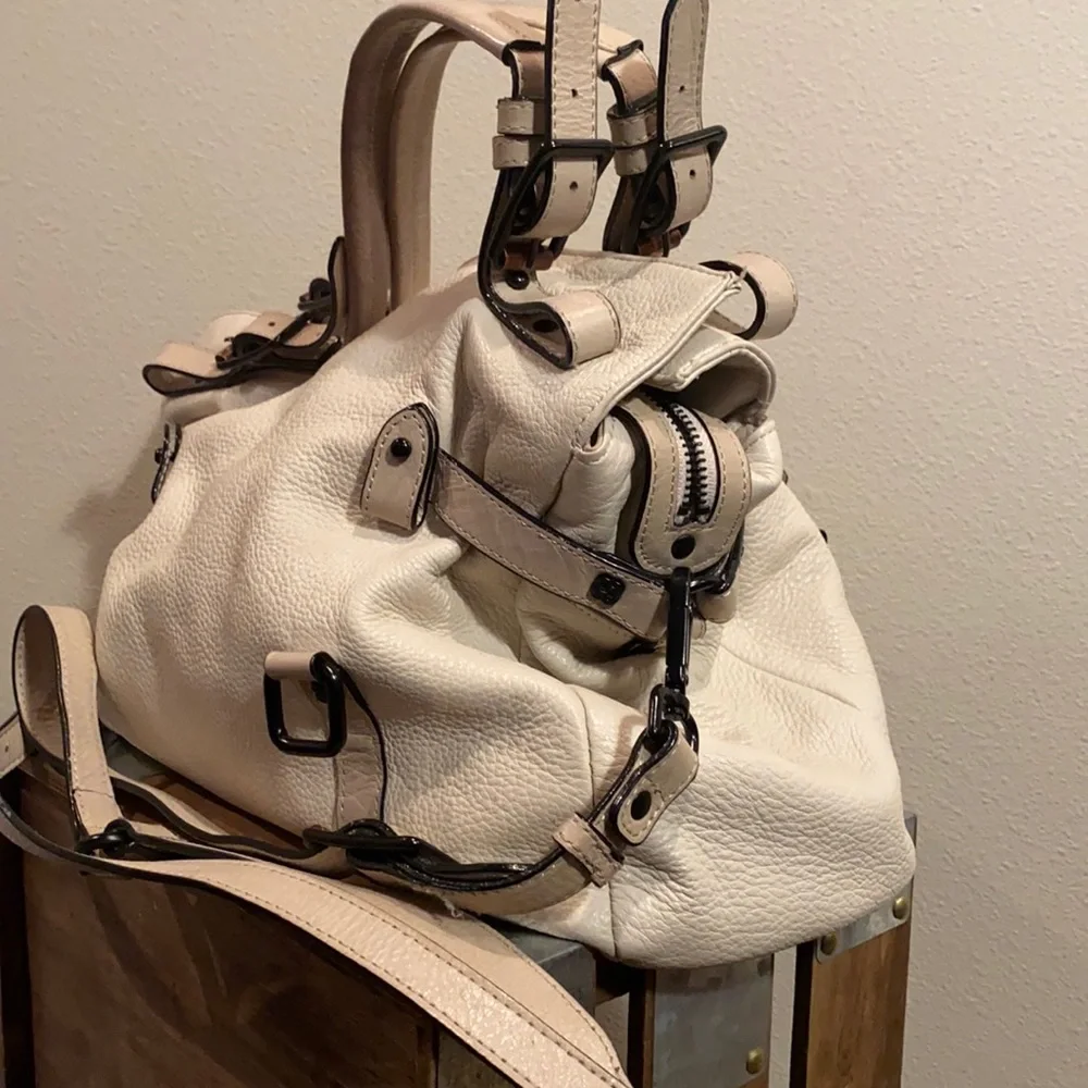 Elliot Lucca Cream Crossbody Bag - Picture 2 of 12